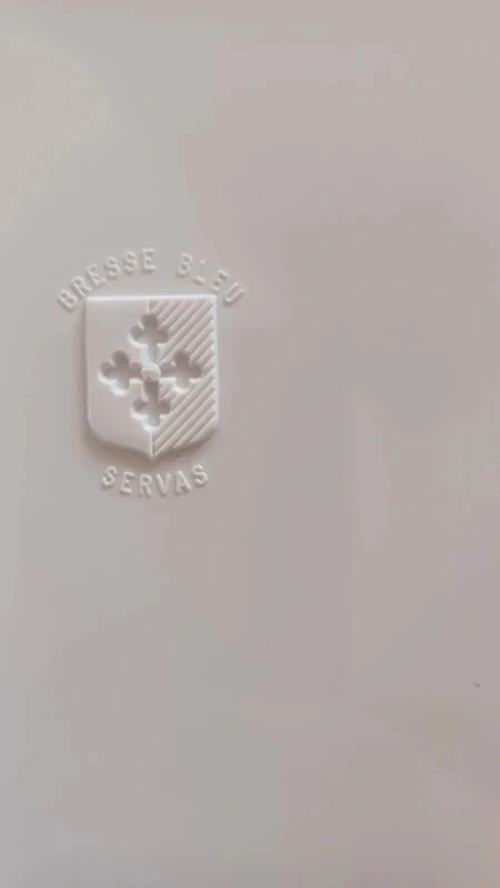 Pratos Bresse azul novos em plástico duro – photo 3